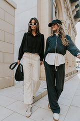 Valeria Striped Bomber Jacket