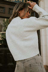 Kelly Knit Bomber Jacket in Grey