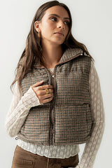 Brielle Puffer Vest in Black