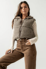 Brielle Puffer Vest in Black