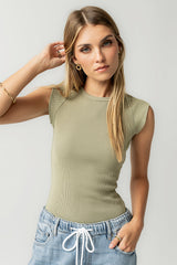 Huxley Tank in Olive