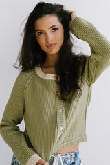 Margaret Contrast Cardigan