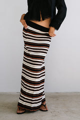 Anne Striped Maxi Skirt
