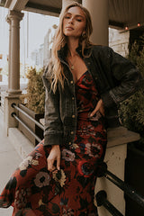 Paige Denim Jacket in Black