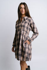 Karrie Plaid Mini Dress