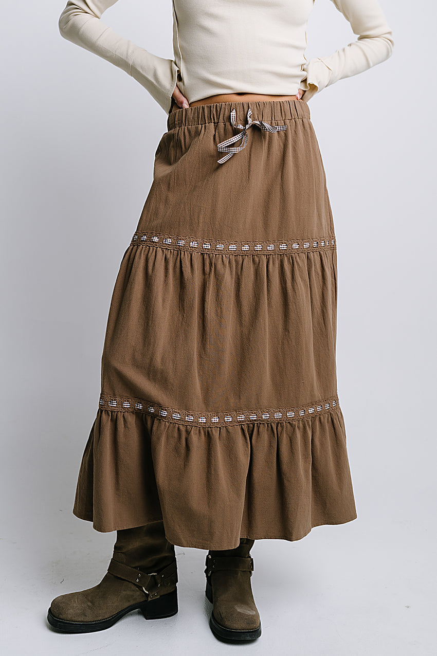 Anika Tiered Maxi Skirt