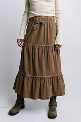 Anika Tiered Maxi Skirt