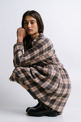 Karrie Plaid Mini Dress