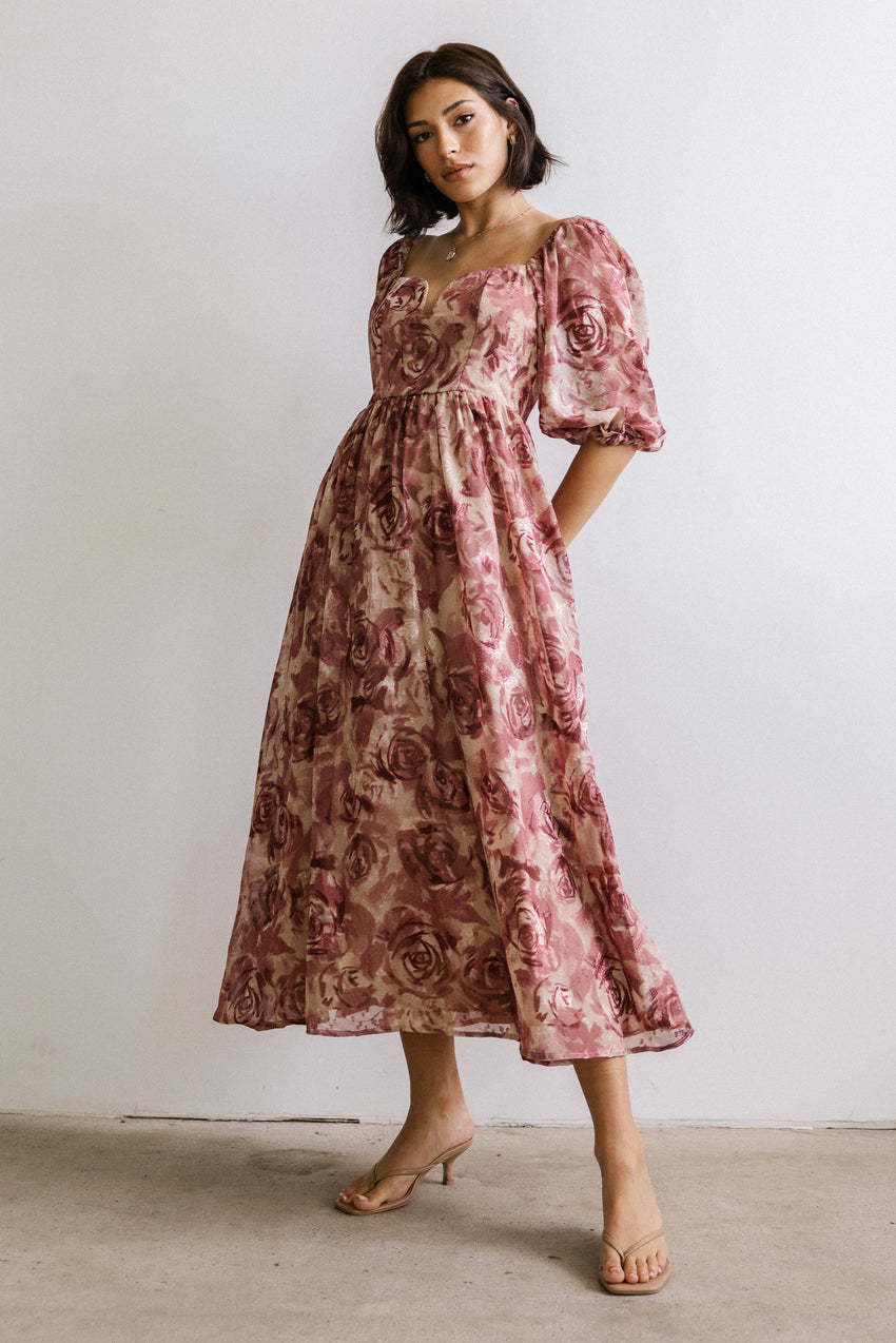 Kimmie Floral Midi Dress
