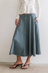 Kathy Denim Midi Skirt