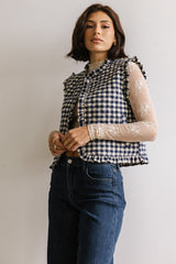 Betsy Gingham Vest