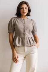 Tisha Peplum Blouse