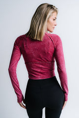 Louise Fitted Top in Red