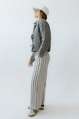 Quinn Quilted Jacket in Charcoal
