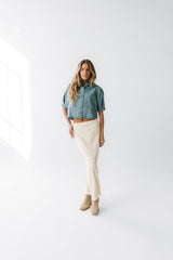 Betty Denim Button Up