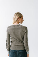 Rustin Contrast Sweater in Grey
