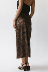 Camille Leopard Maxi Skirt