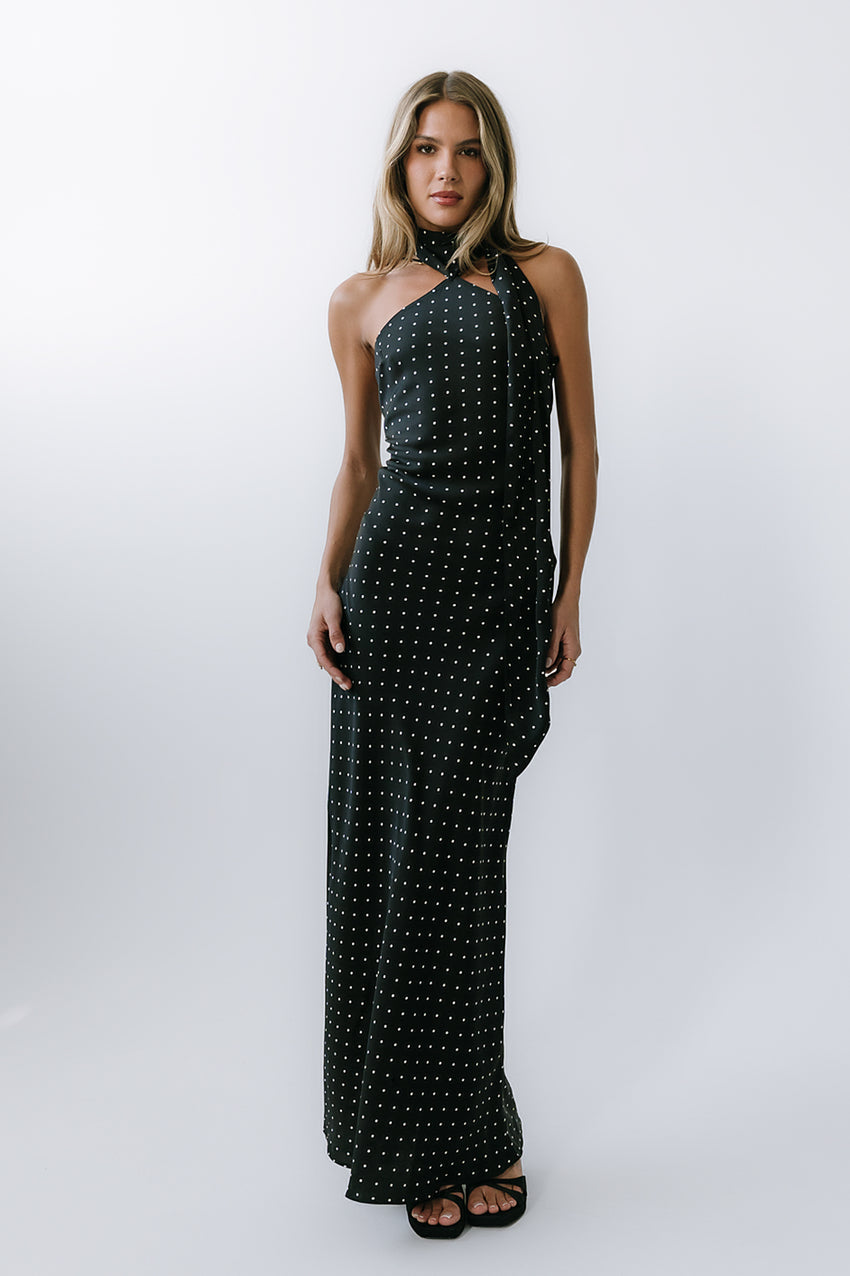 Max Polka Dot Maxi Dress