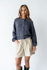 Sophie Knit Cardigan in Navy