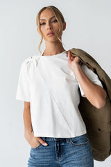Buckley Knot Top in White