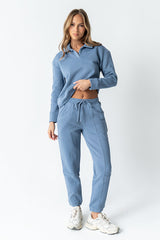Patricia Barrel Sweatpants in Blue