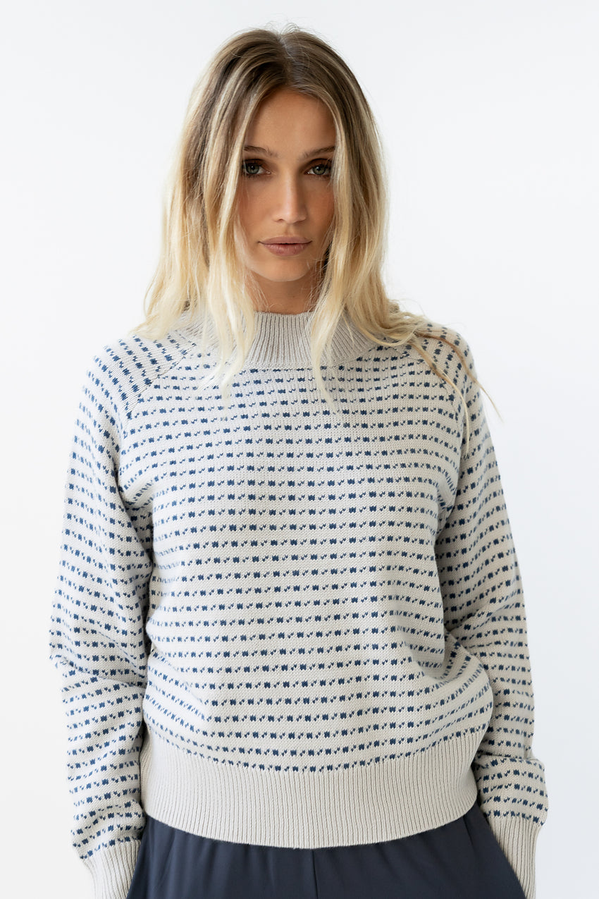 Ziggy Knit Sweater in Natural