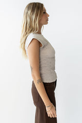 Josey Smocked Top in Ecru