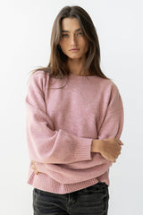 Josey Oversized Sweater in Pink