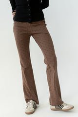 Chloe Polka Dot Pants in Brown