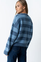 Russel Oversized Sweater in Blue