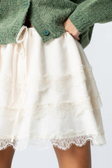 Marsha Lace Mini Skirt