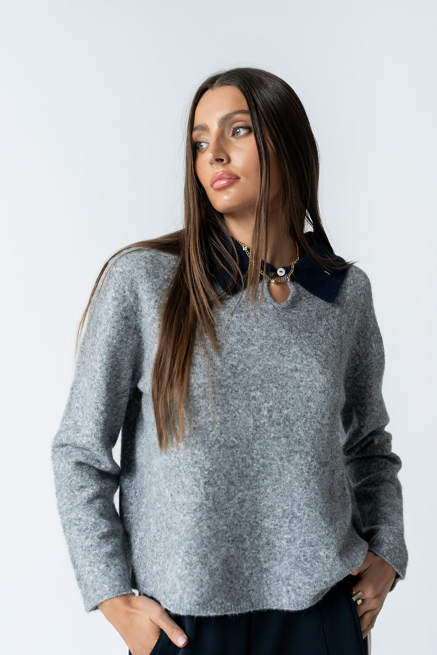 Britt Contrast Sweater