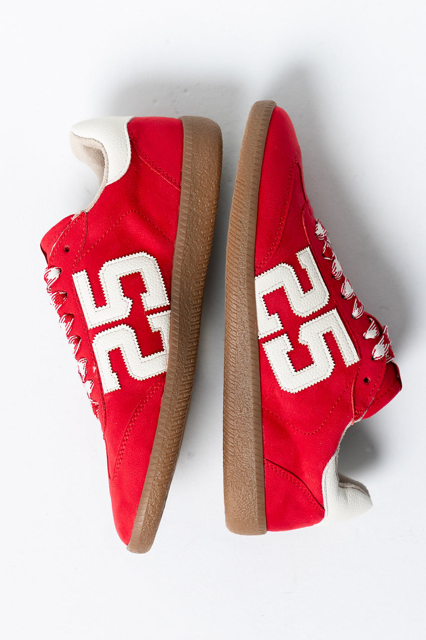 Kelly Retro Sneakers in Red