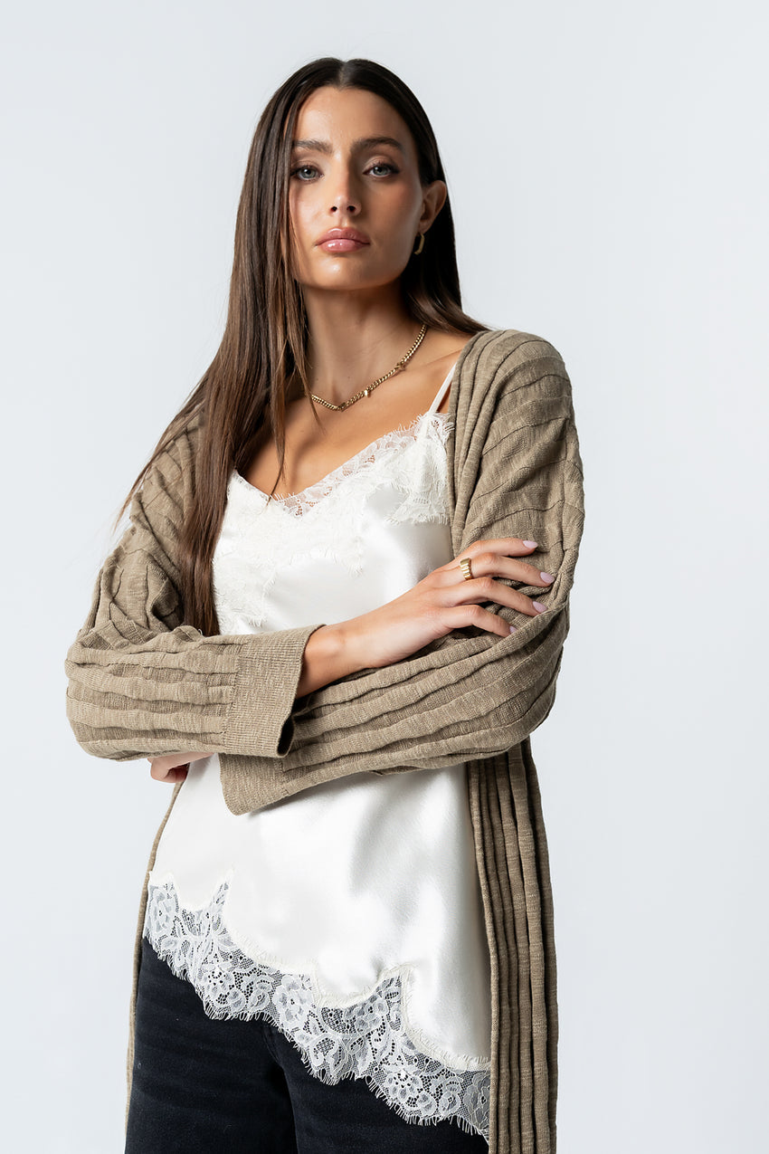 Marlie Asymmetrical Top in Cream