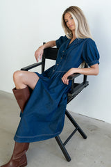 Ivan Denim Midi Dress