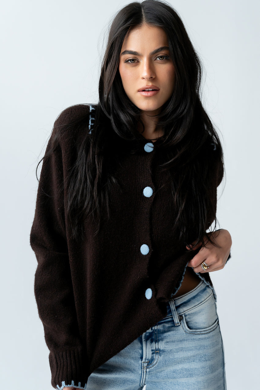 Michelle Contrast Sweater