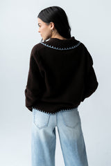 Michelle Contrast Sweater
