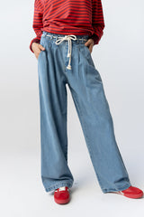 Becky Wide Leg Jeans in Denim