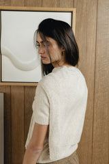 Cierra Tie Sweater in Natural