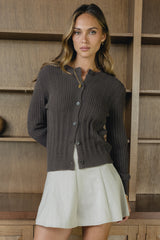Marissa Knit Sweater in Brown