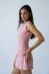 Brecken Gingham Mini Dress