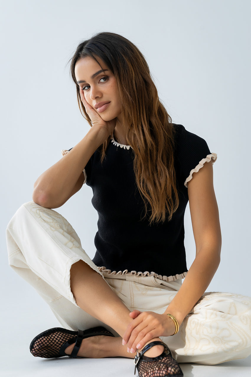 Gigi Contrast Sweater