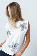 Bree Embroidered Top