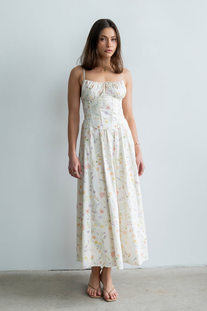 Quiny Floral Midi Dress