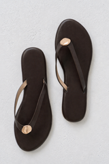 Kellen Thong Sandal in Dark Brown