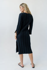 Camile Ribbed Sweater Dress