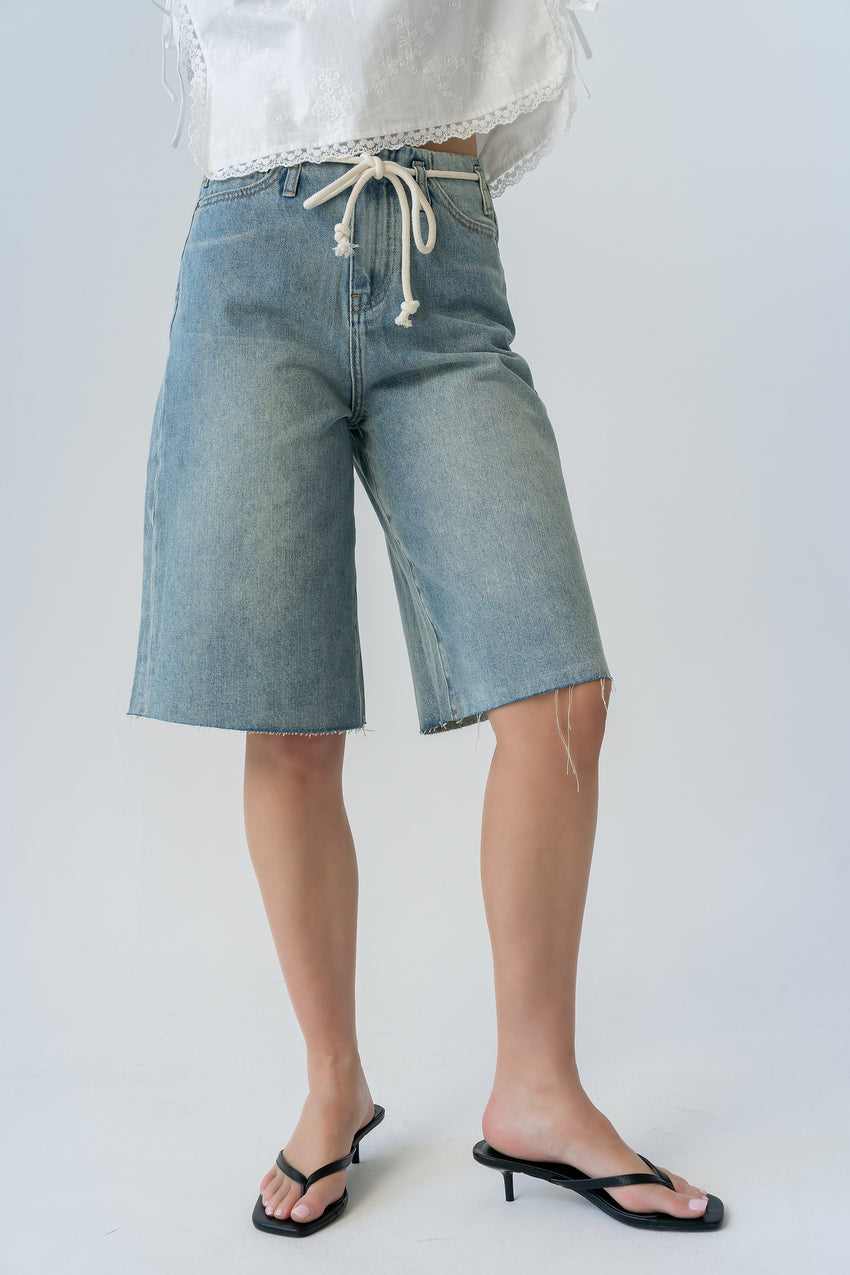 Shawn Denim Bermuda Shorts