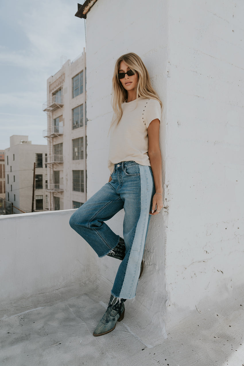 Karrie Two Toned Jeans