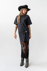 Lilah Studded Belt in Black