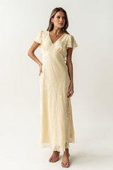 Ashtin Floral Maxi Dress in Yellow